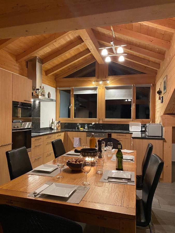 Attic In The Alps Apartment Luzein Bagian luar foto