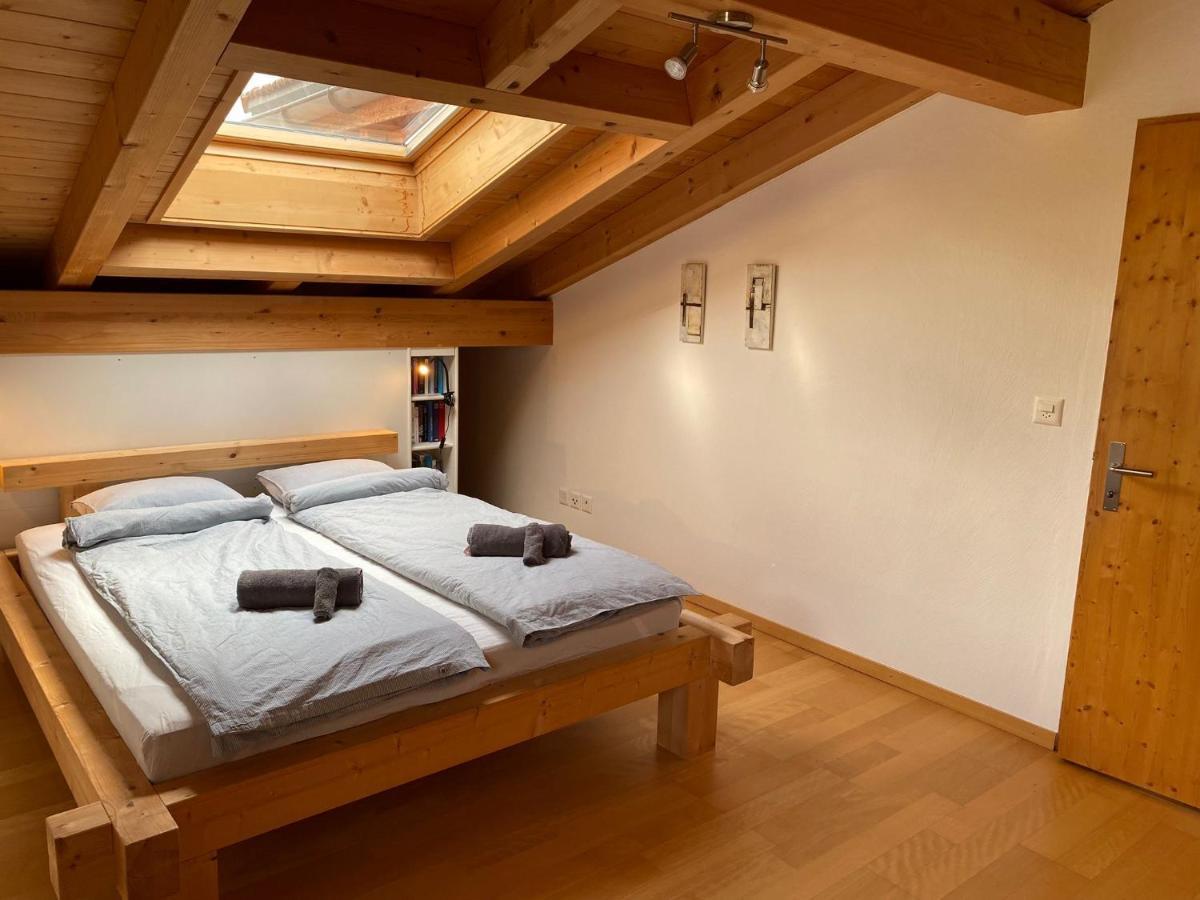 Attic In The Alps Apartment Luzein Bagian luar foto